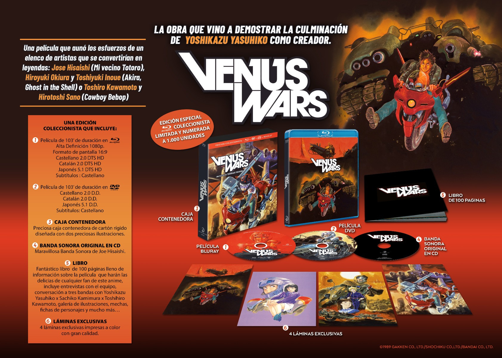 Venus Wars a la venta en sus 3 ediciones el 23 de diciembre