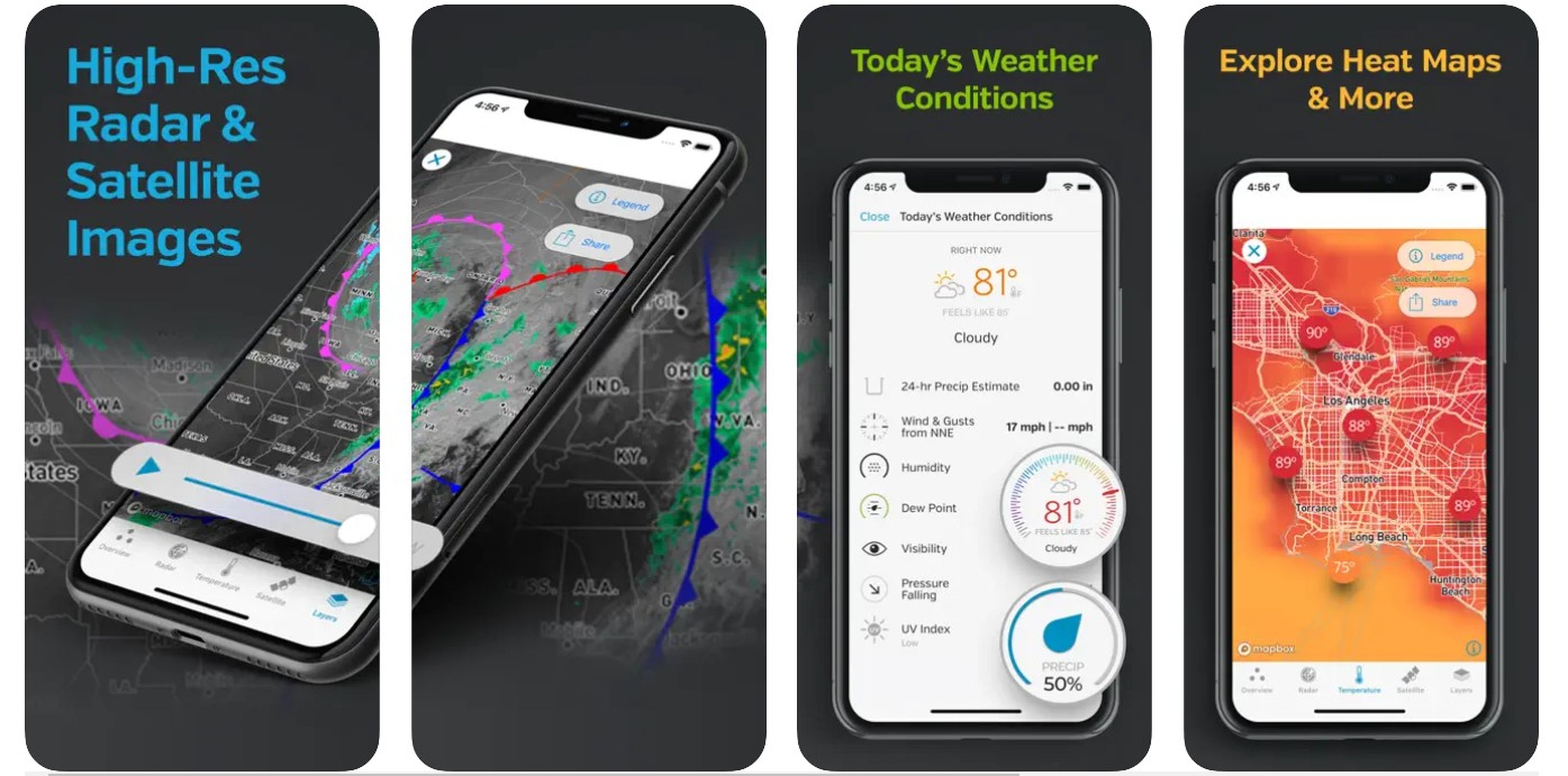 Las mejores apps para saber si va a llover o nevar estas Navidades