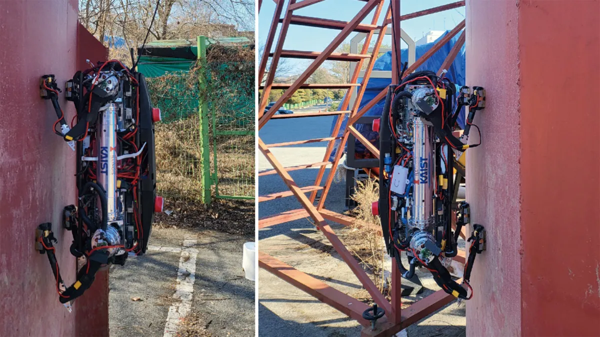 Crean un robot capaz de escalar cualquier tipo de pared