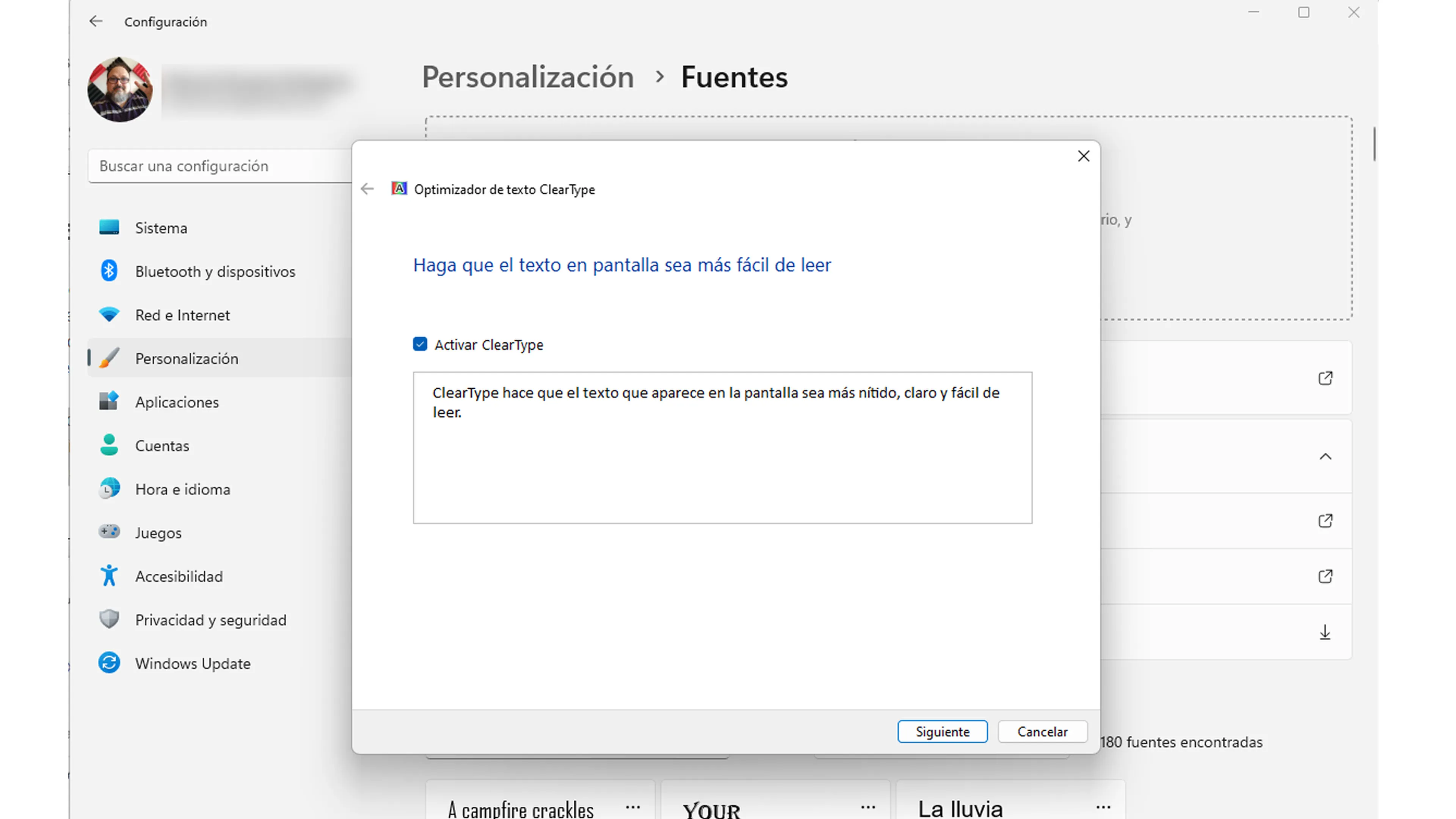 ClearType Windows 11
