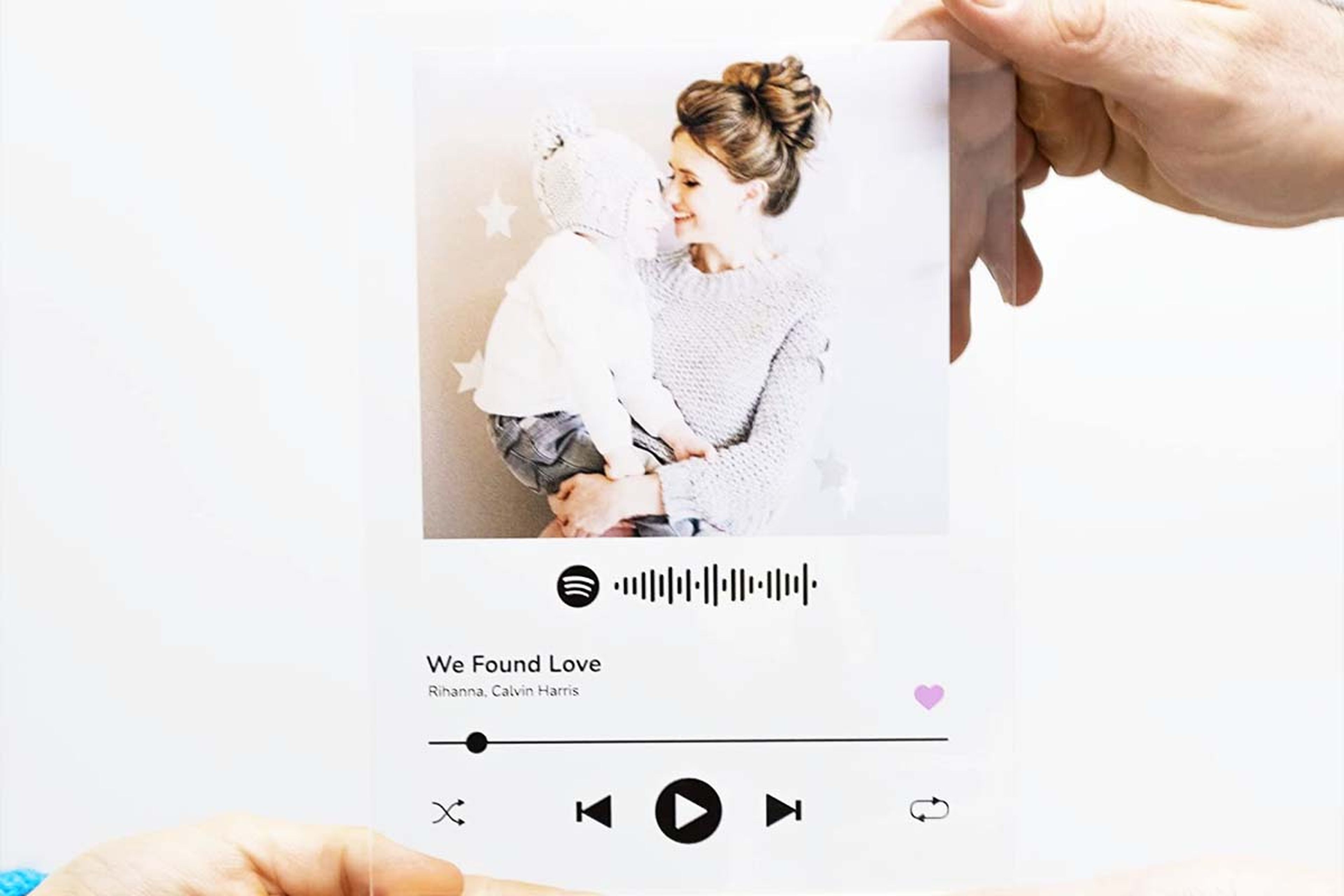 Placa de Spotify personalizada