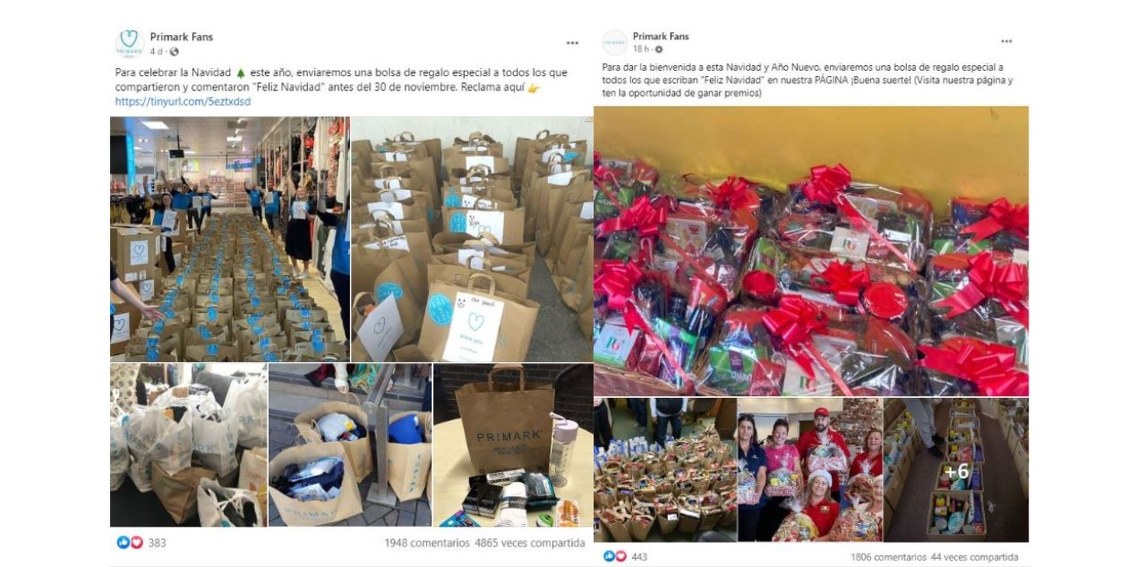 Sorteos navideños falsos por Facebook