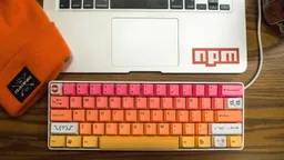 Teclado mecánico de colores