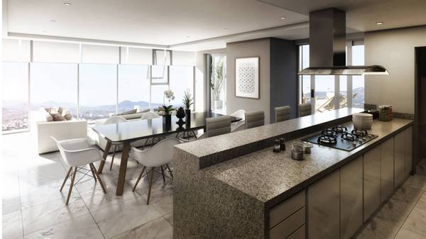 Apartment with a private terrace of 11 m2, service room with bathroom,