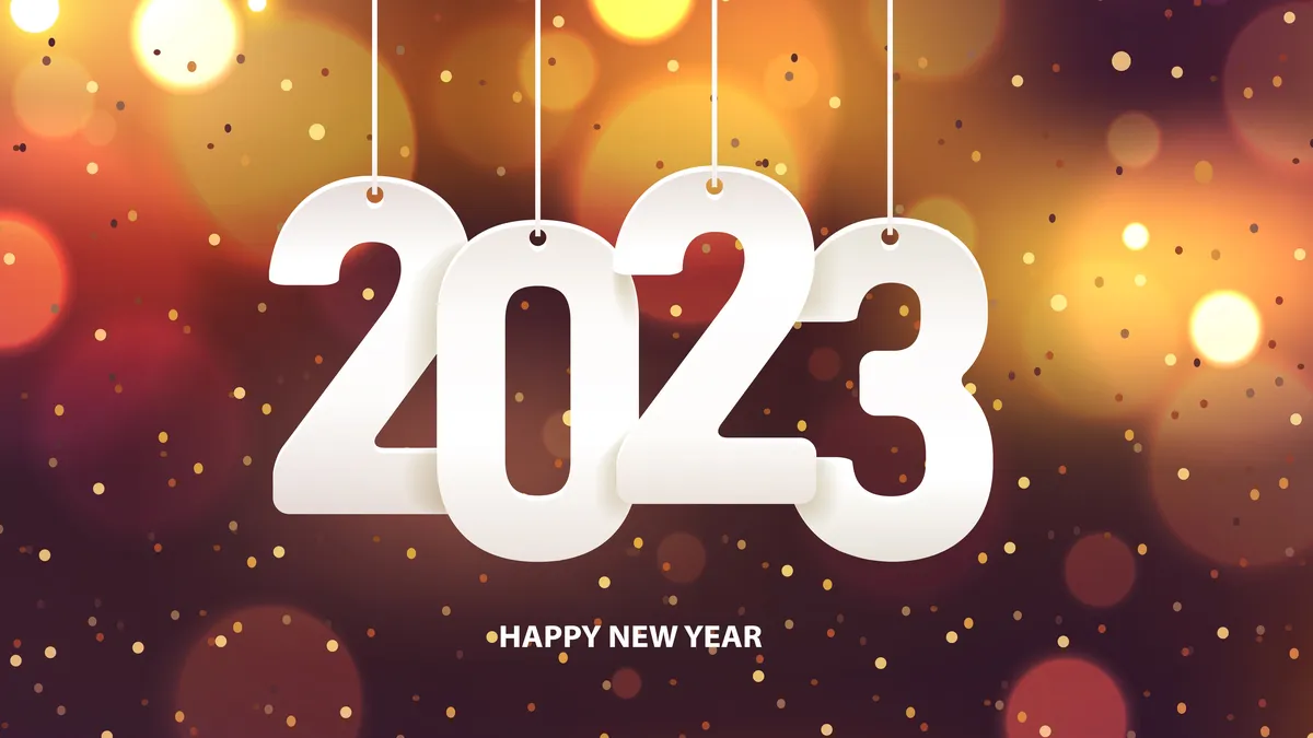 Los mejores mensajes para felicitar el año 2023