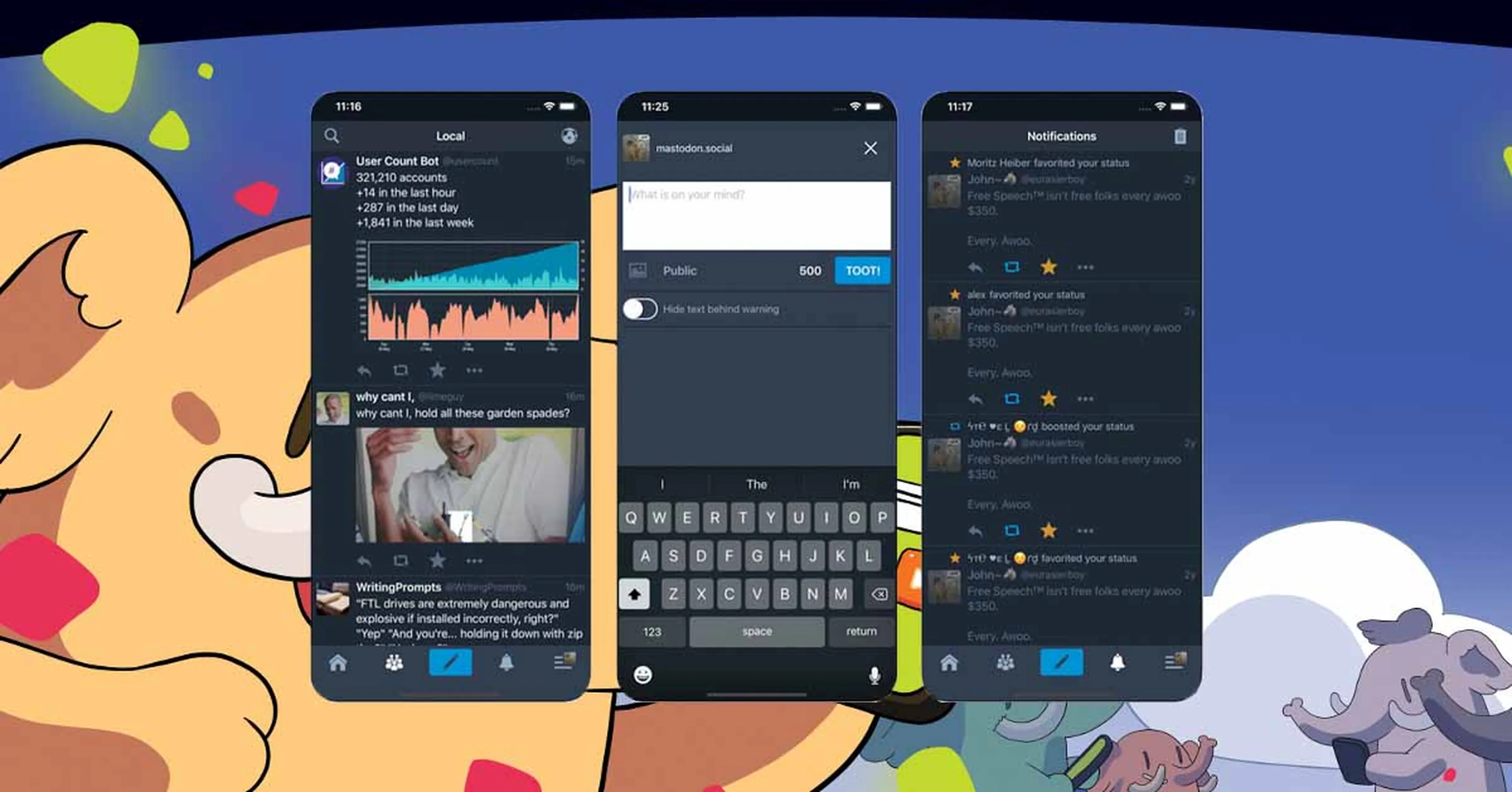 El temor a un nuevo y oscuro Twitter de Elon Musk abre la puerta a nuevas apps como Mastodon