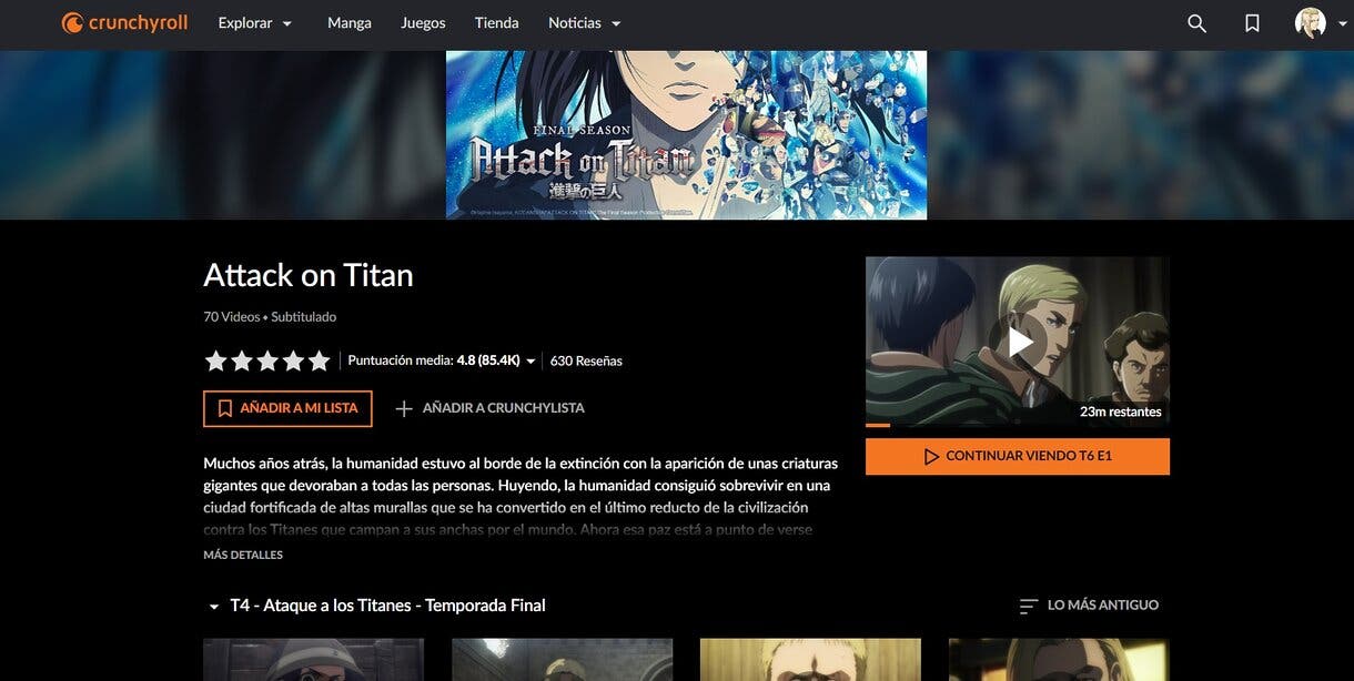 crunchyroll titanes