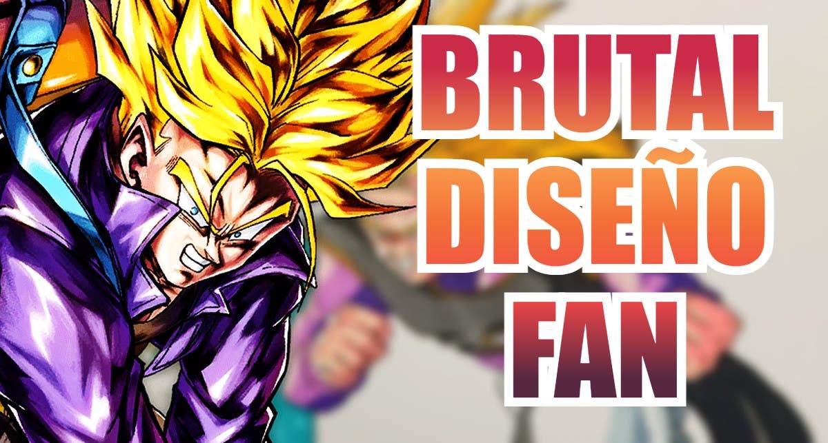 Este diseño fan del Trunks del Futuro te hará desear que fuera oficial
