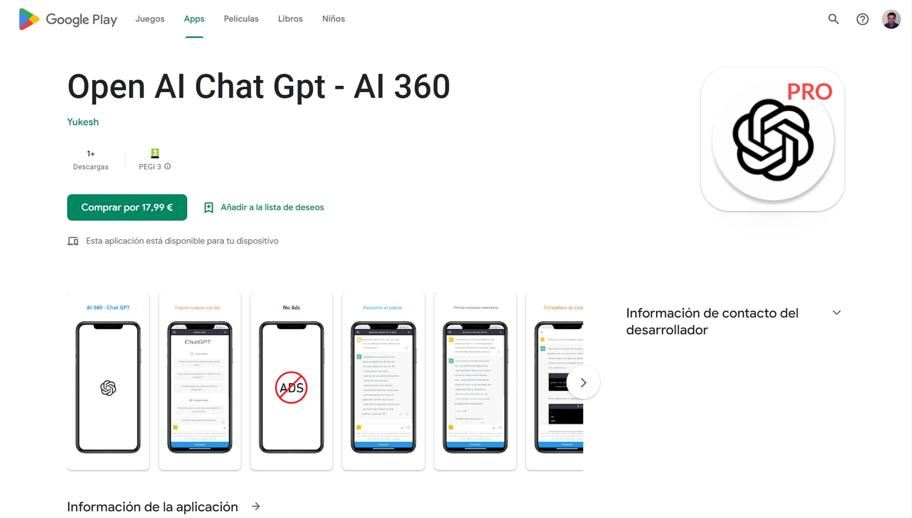 ChatGPT falso