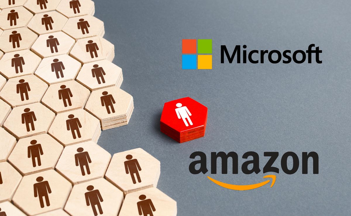 Microsoft despide a 10.000 trabajadores y Amazon a 18.000, en el mismo día