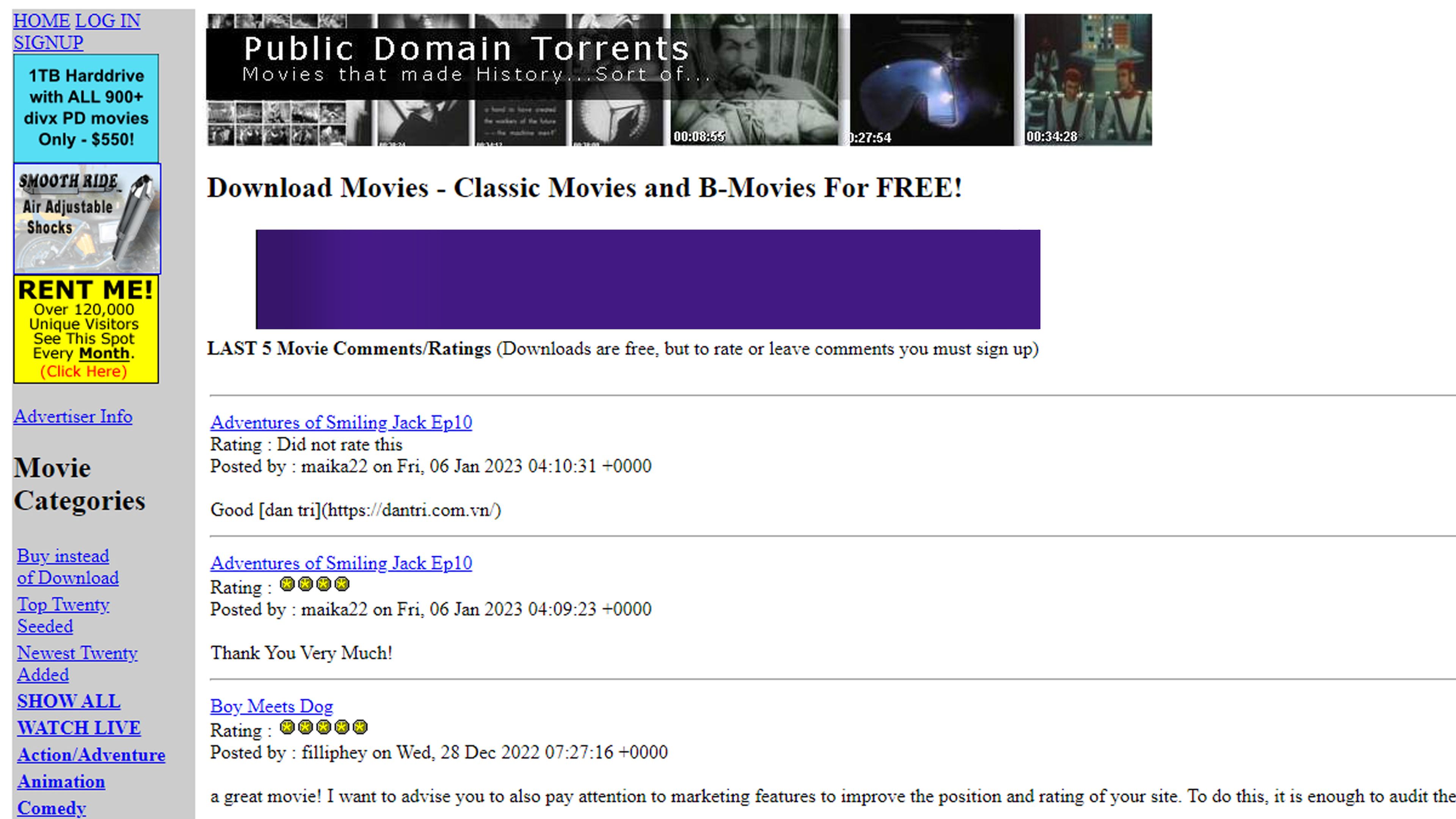 Public Domain Torrents