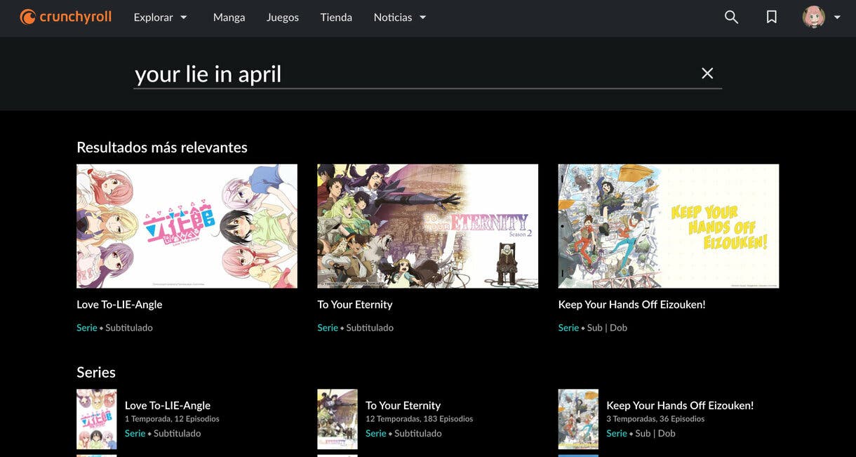 Your Lie in April Crunchyroll