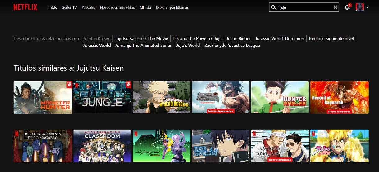 jujutsu kaisen netflix