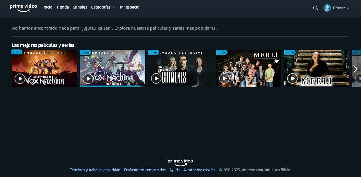 jujutsu prime video