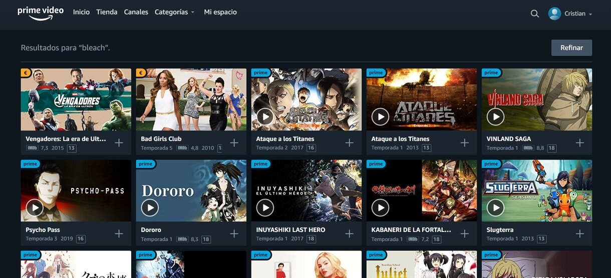 bleach prime video