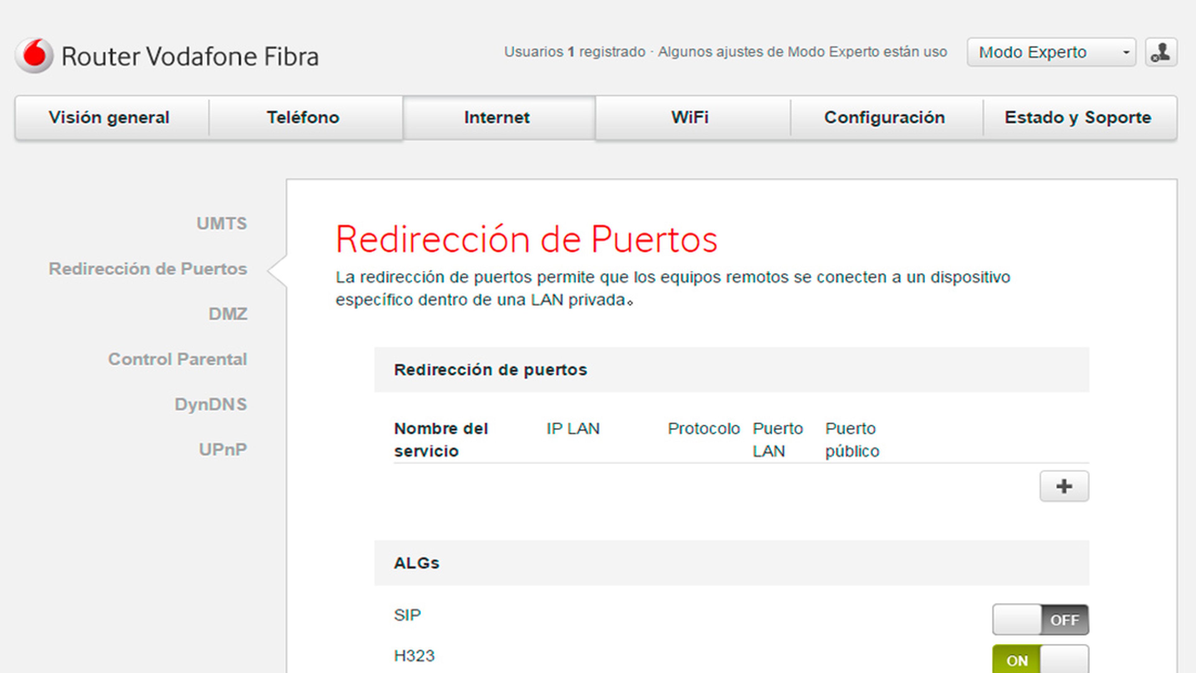 Abrir los puertos del router