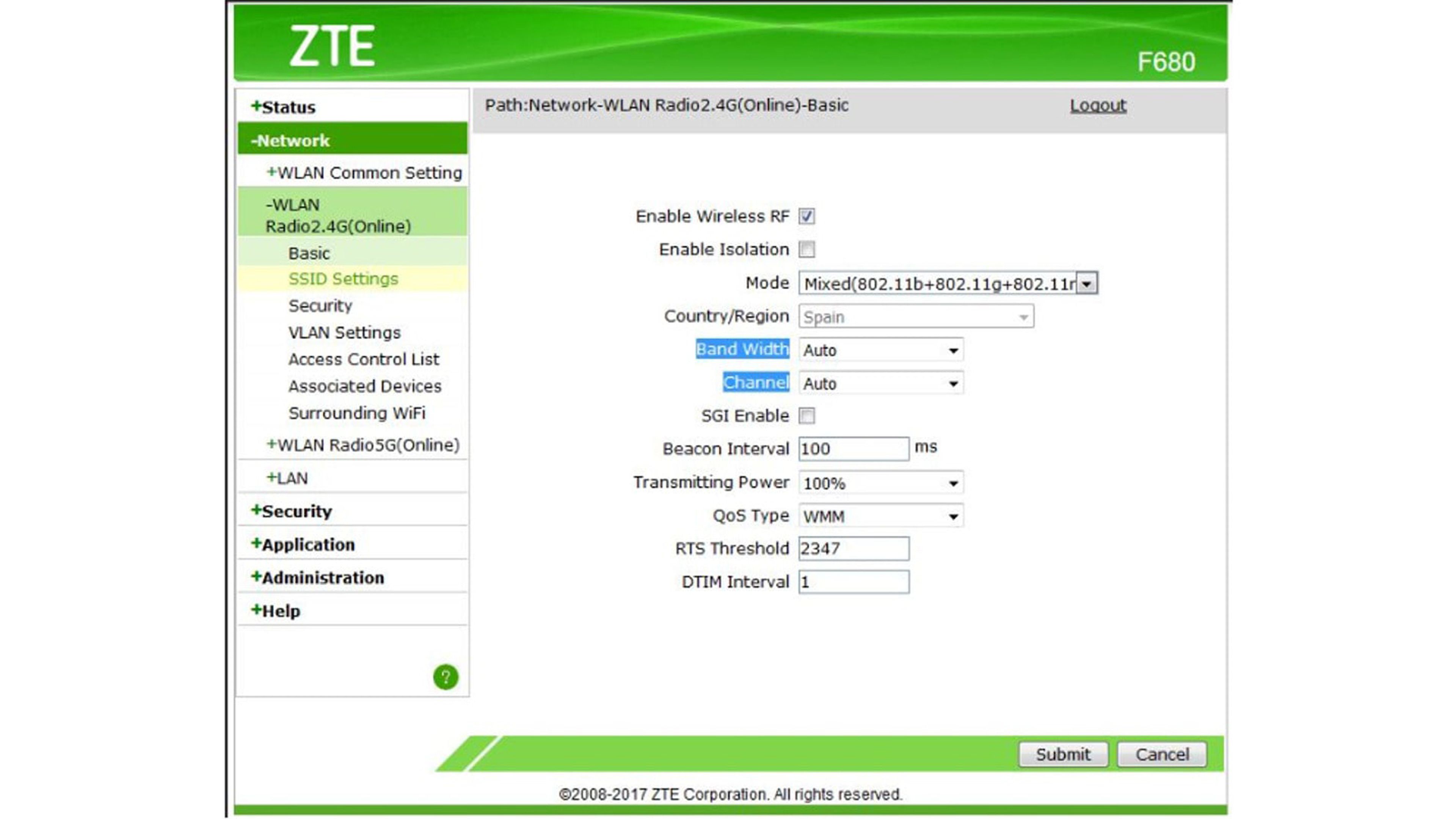 Router ZTE abrir puertos