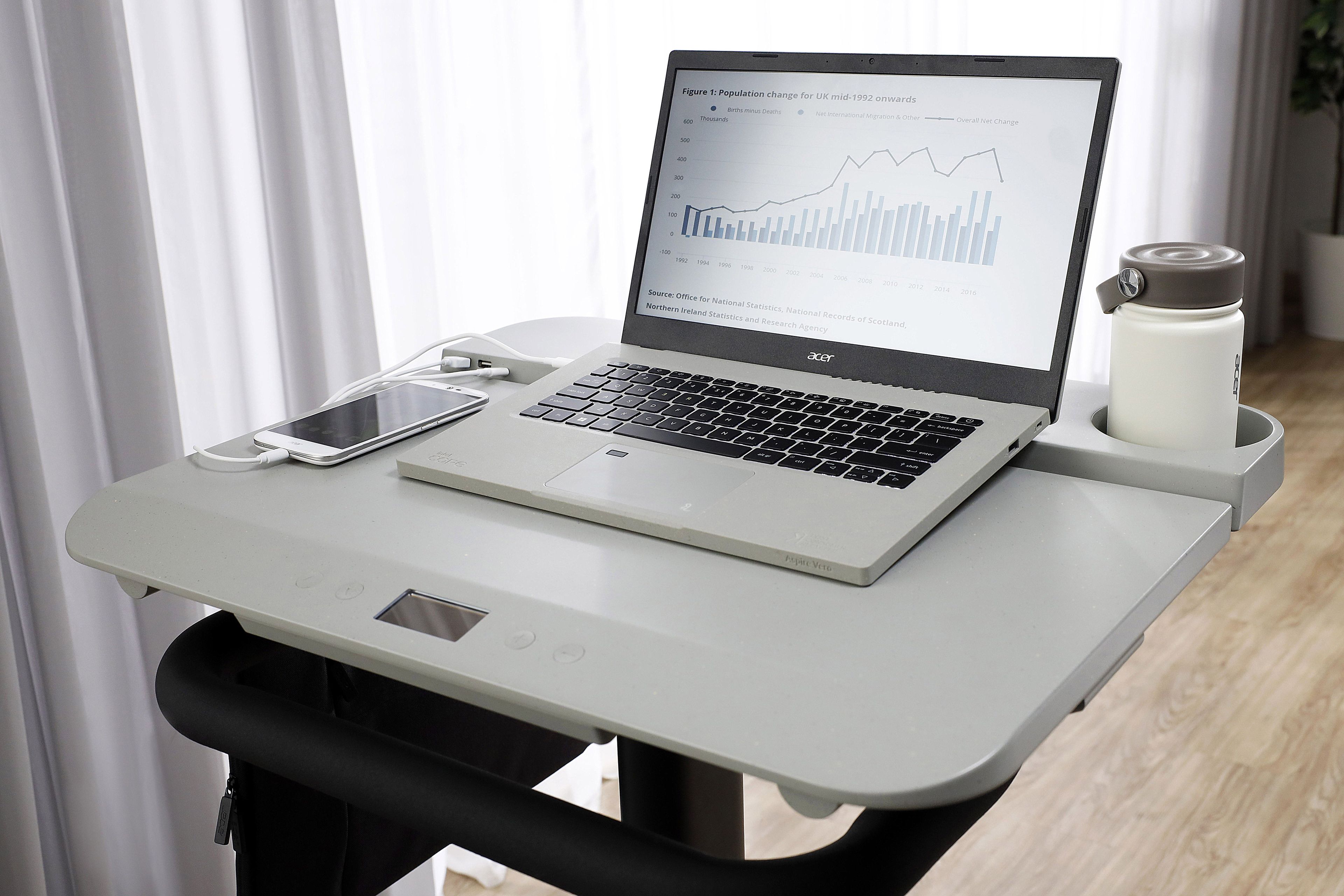 Acer presenta su solución para combinar el teletrabajo y ejercicio: la bicicleta-escritorio eKinekt BD 3