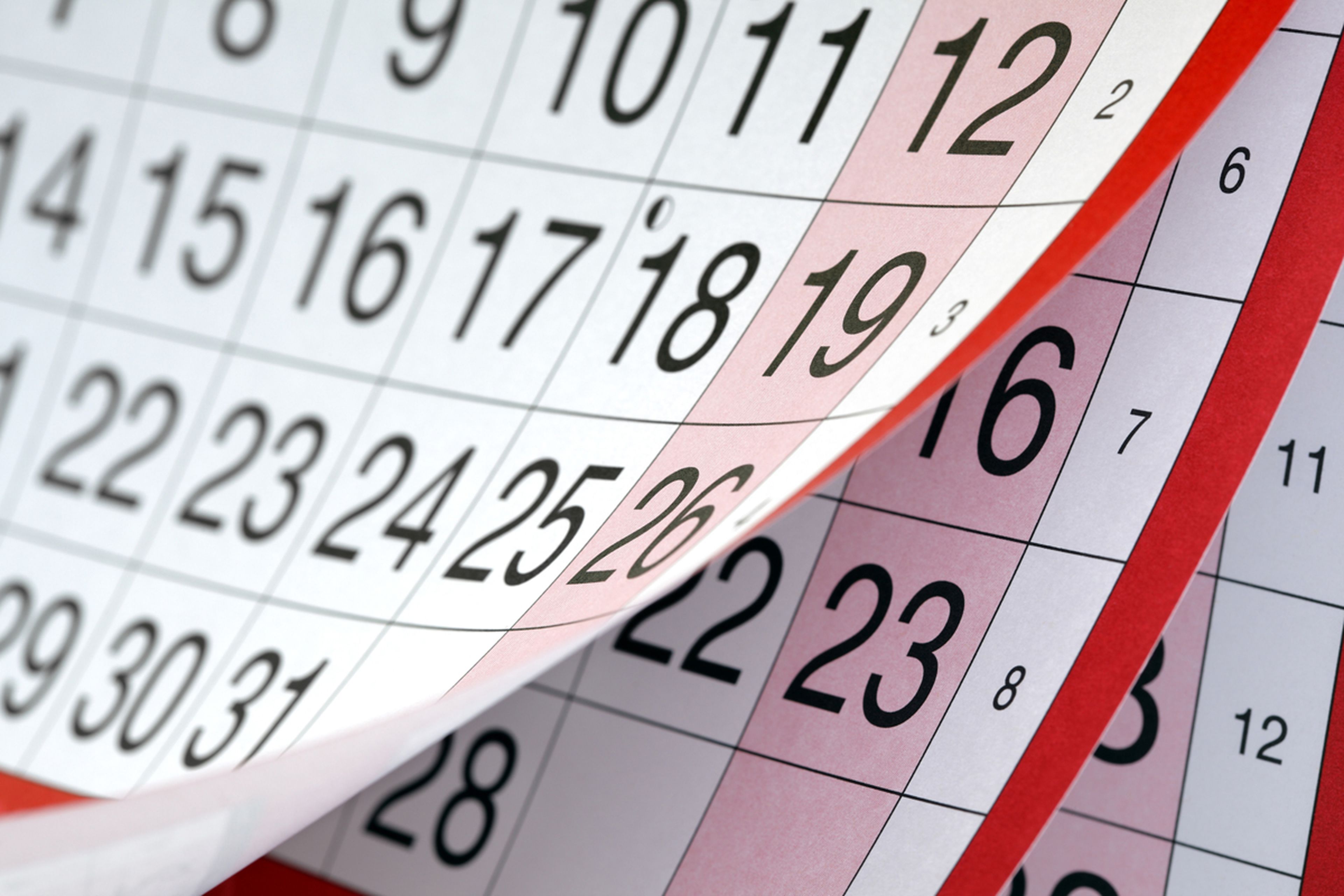 Calendario vacaciones