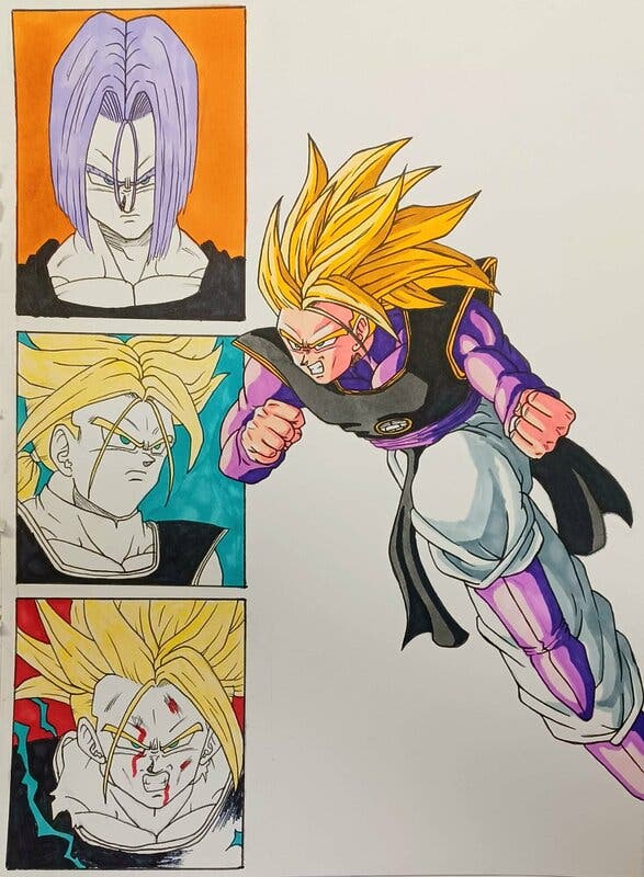dragon ball trunks del futuro