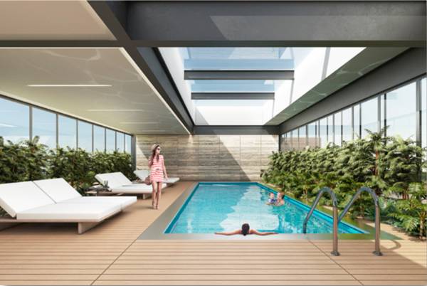 Penthouse, with amenities: pool, steam room, business center, gym, ent