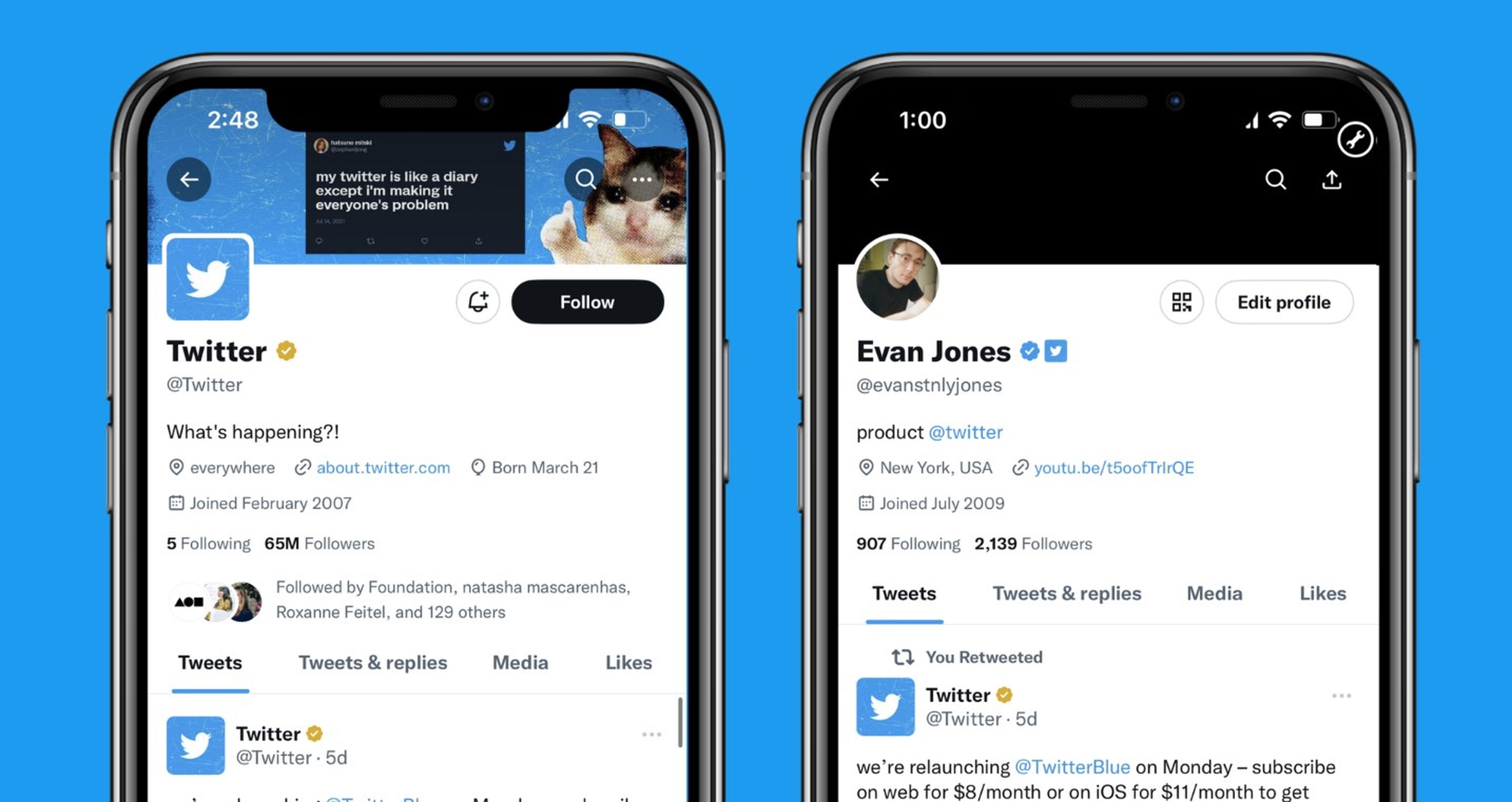Twitter, Blue for Business
