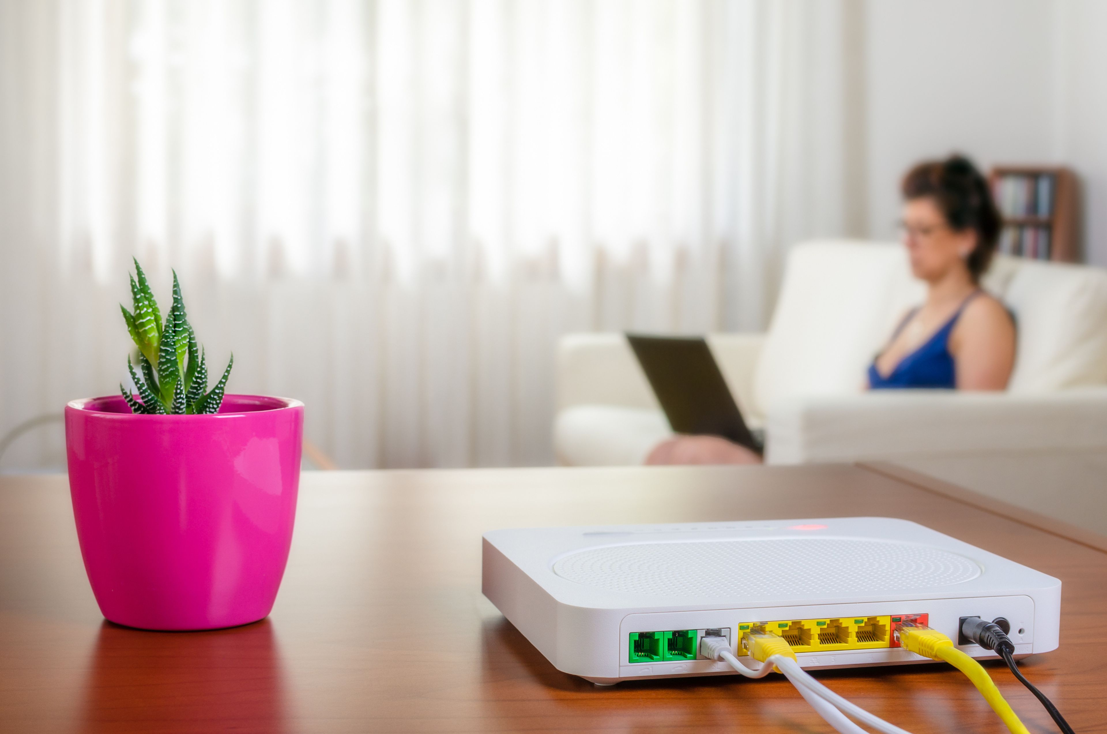 Router WiFi fibra optica