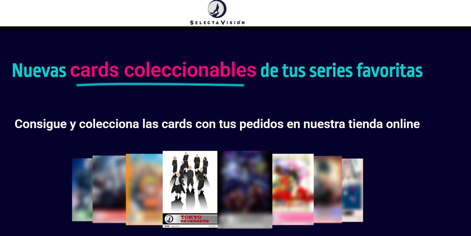 Colección de cartas de tirada limitada en la tienda de Selecta Visión