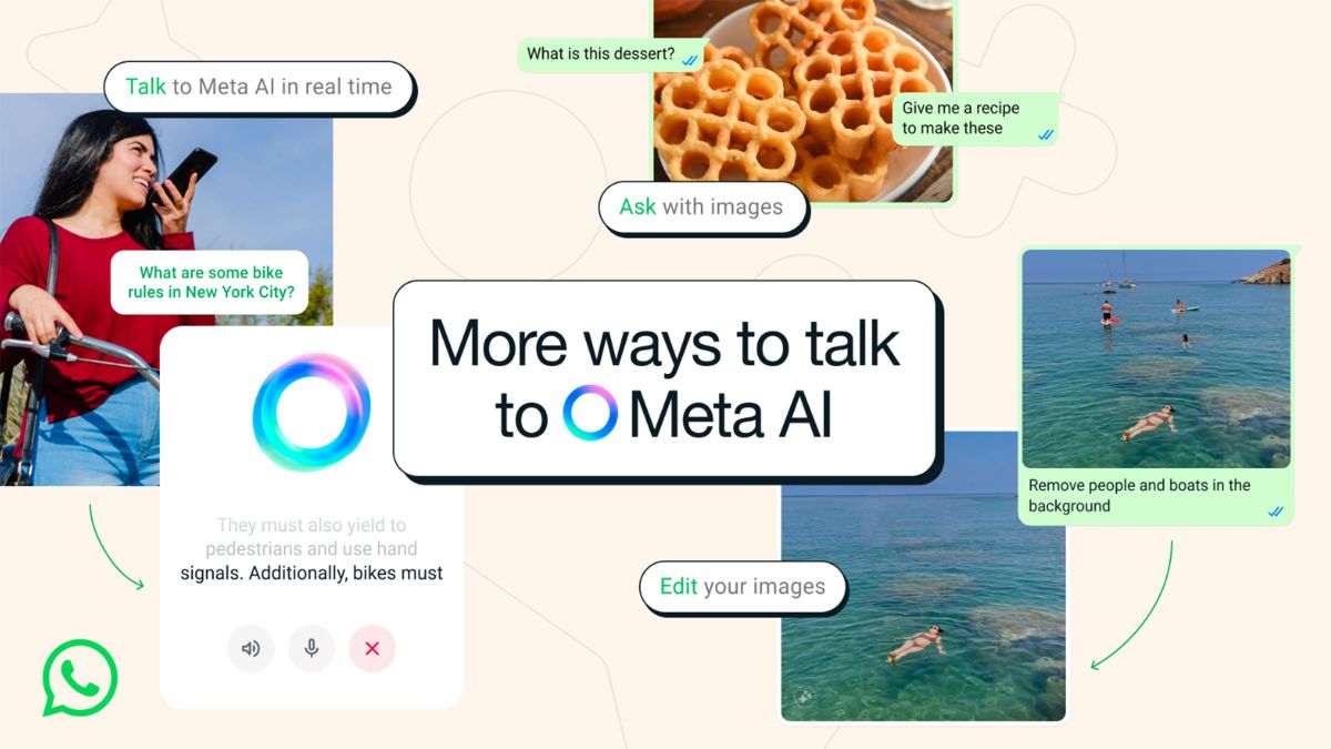manda fotos, textos y vídeos directamente a Meta AI