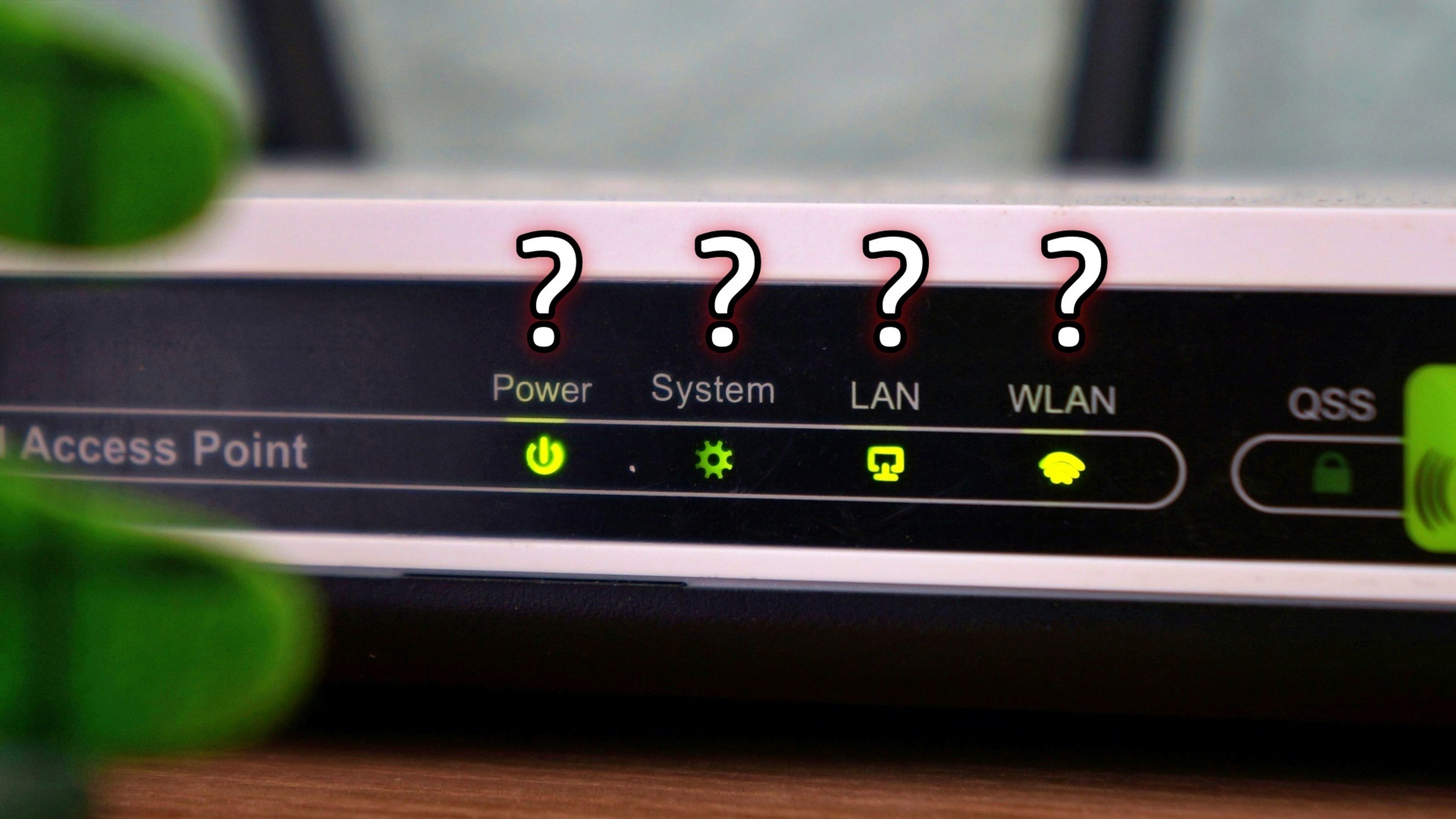 Luces de router WiFi