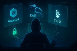 Sistemas operativos hackers Kali Linux, Qubes OS y Tails
