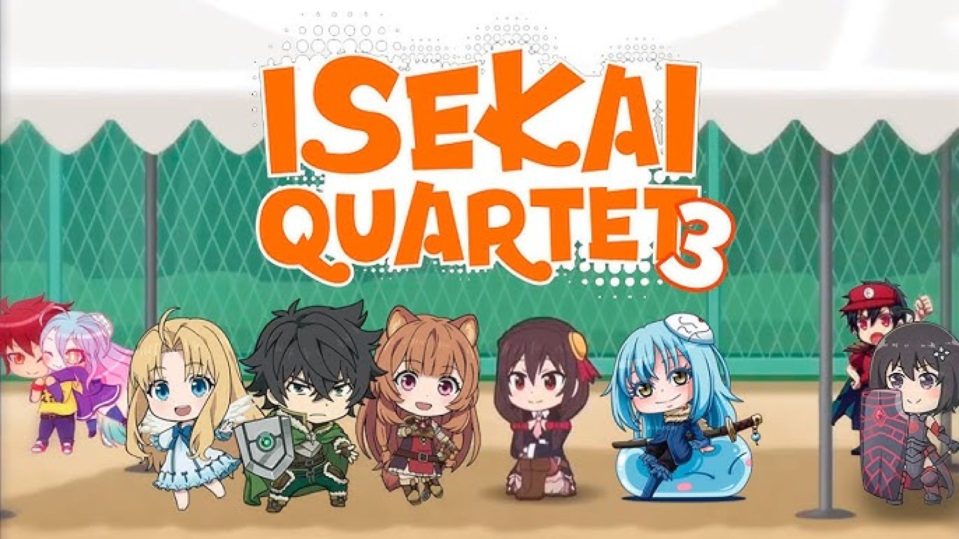 Isekai Quartet regresa con una tercera temporada llena de caos