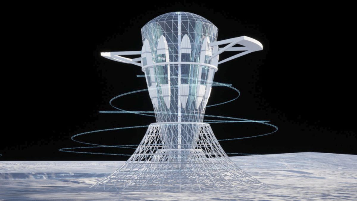 Japón quiere construir en la Luna un edificio gigante que gire cada 20 segundos para emular la gravedad de la Tierra