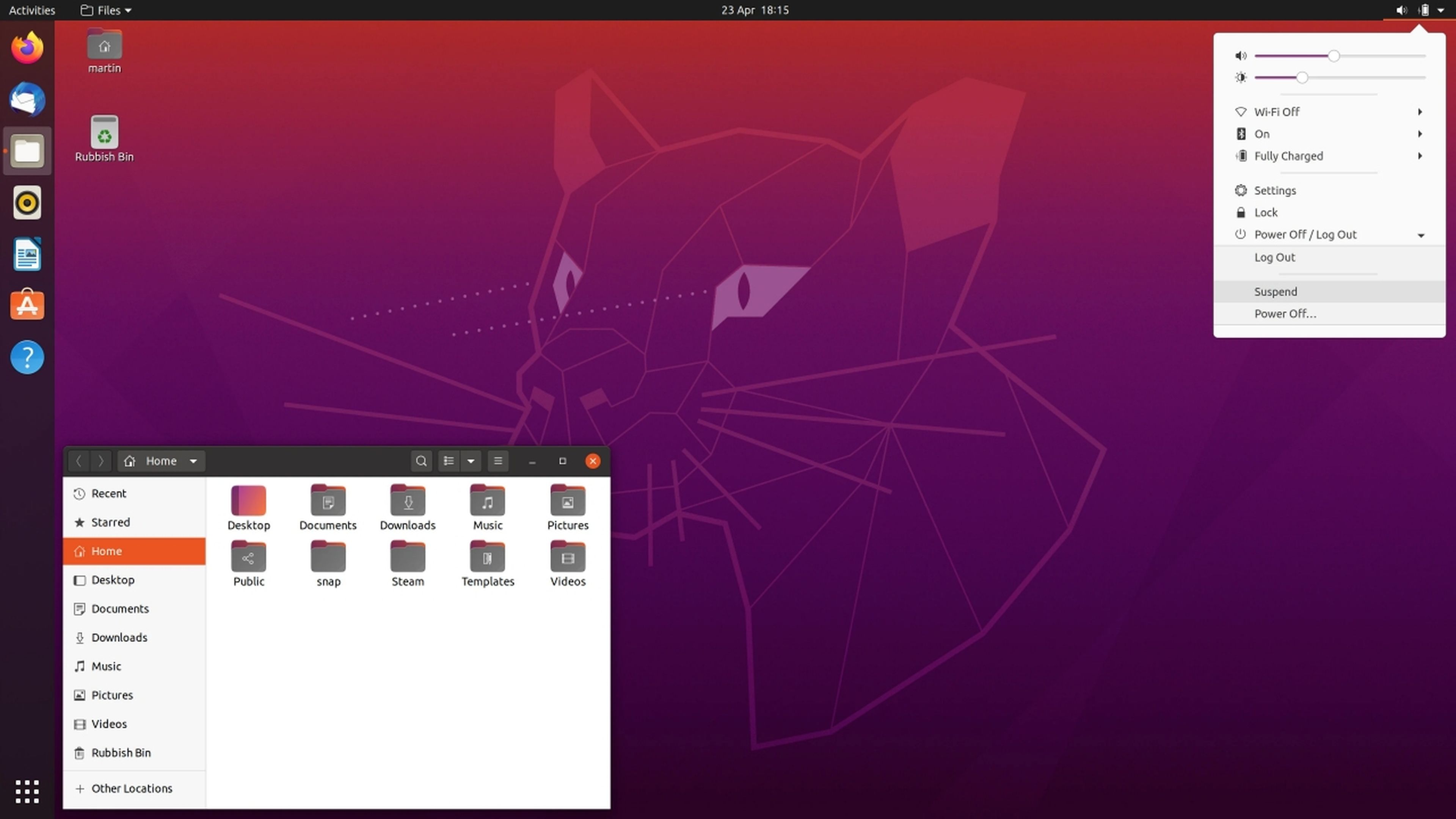 Funciones de Ubuntu Focal Fossa