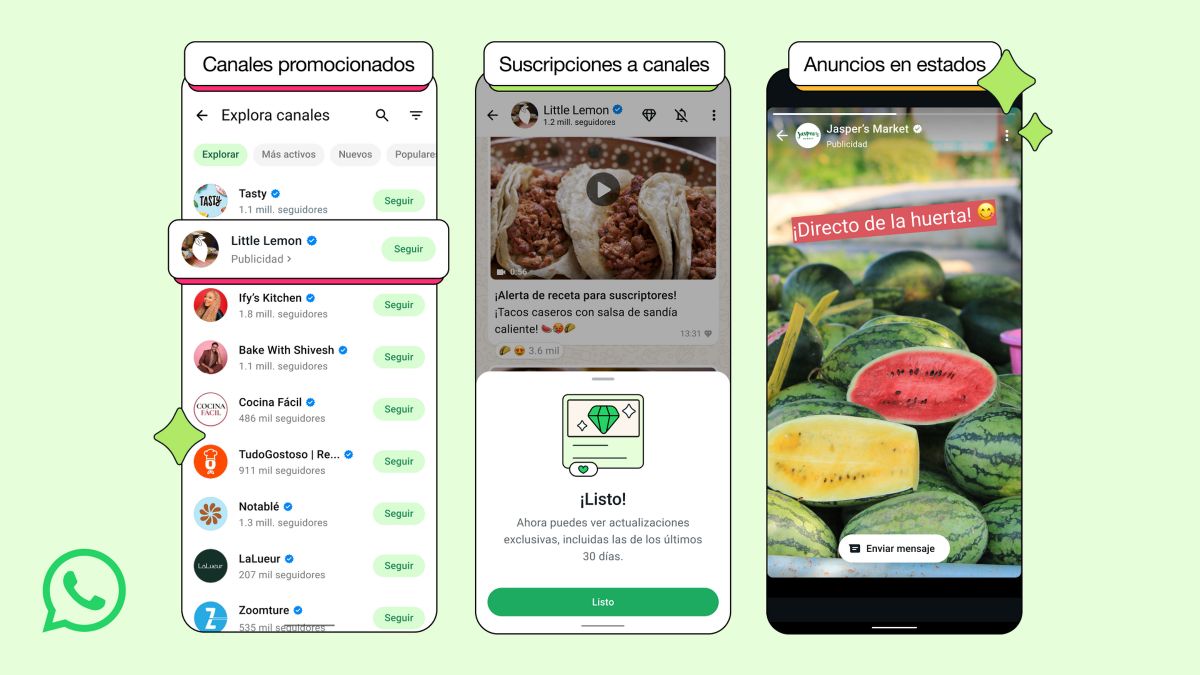 publicidad y suscripciones de pago