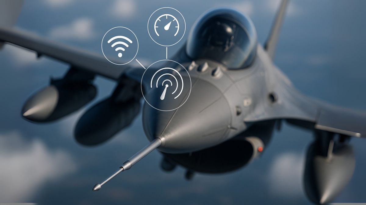 ¿Por qué la mayoría de aviones de combate tienen una aguja en la parte delantera?