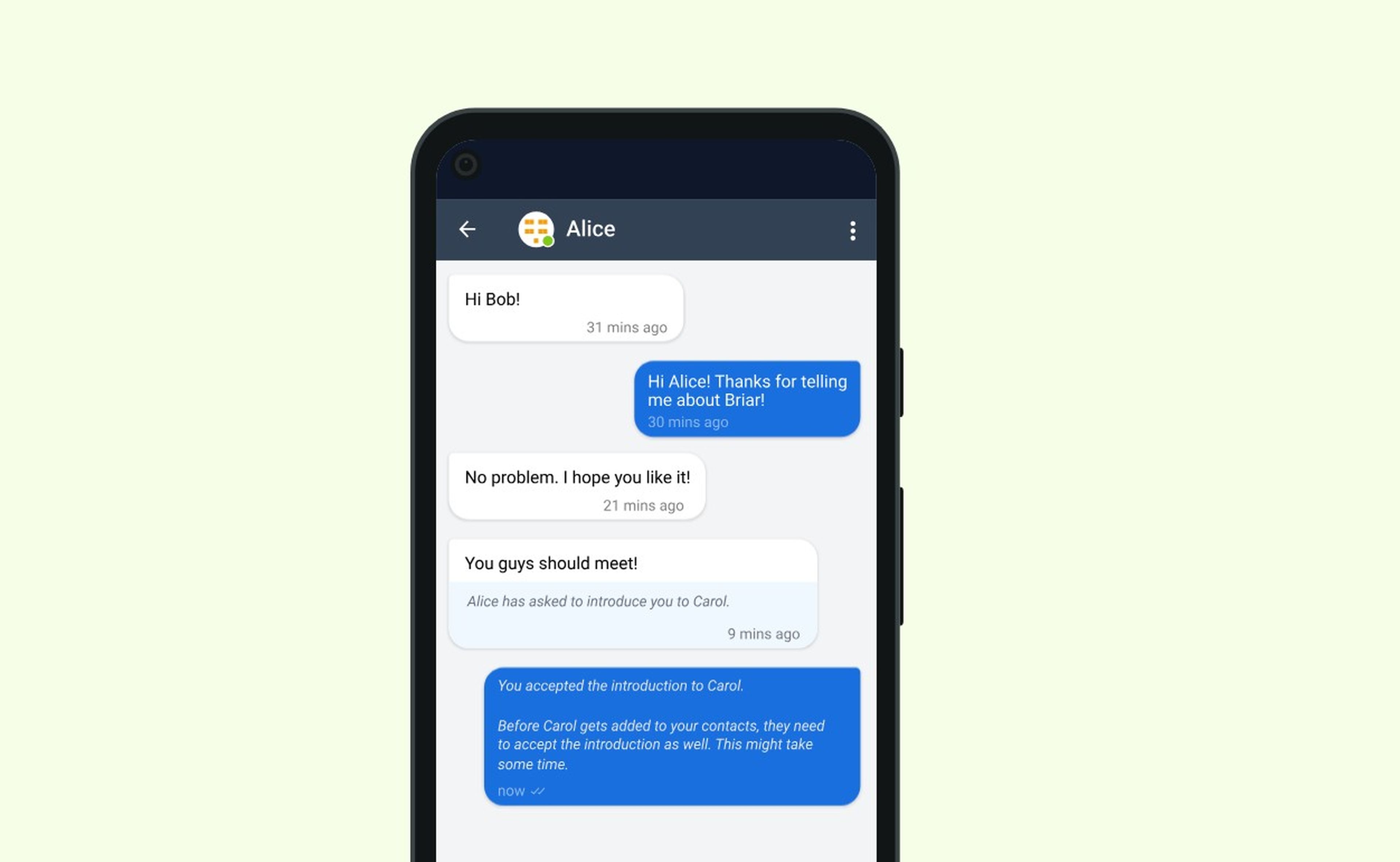 Briar app mensajería instantánea