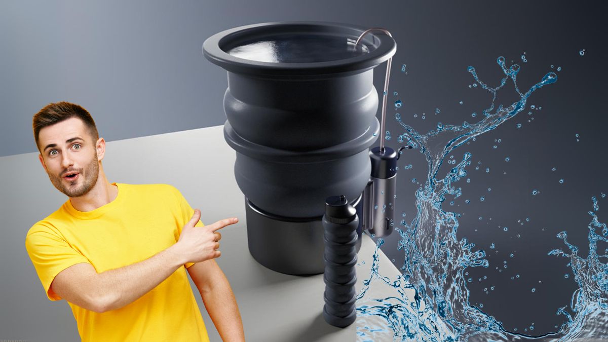 Adiós a la sequía y las botellas de plástico, crean un purificador de agua que funciona sin electricidad