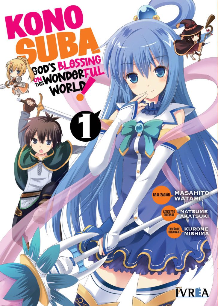 konosuba vol 1 esp cover