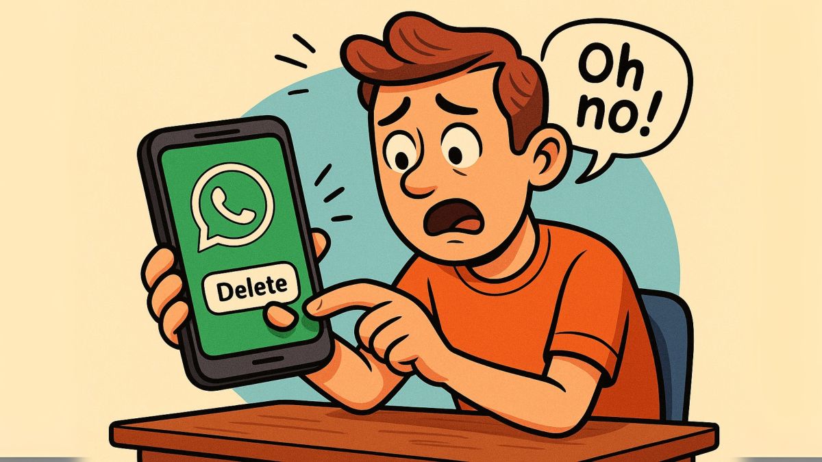 Qué significa borrar una conversación de WhatsApp y luego arrepentirse, según la IA