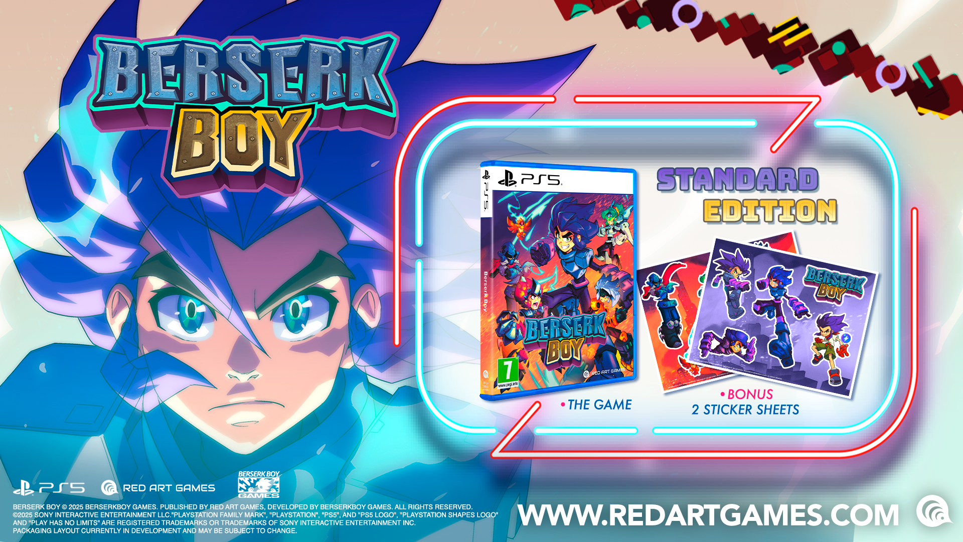 Berserk Boy ya está disponible en formato físico para PlayStation 5