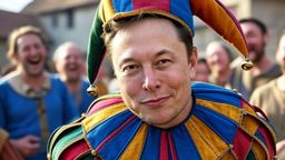 Elon Musk bufón