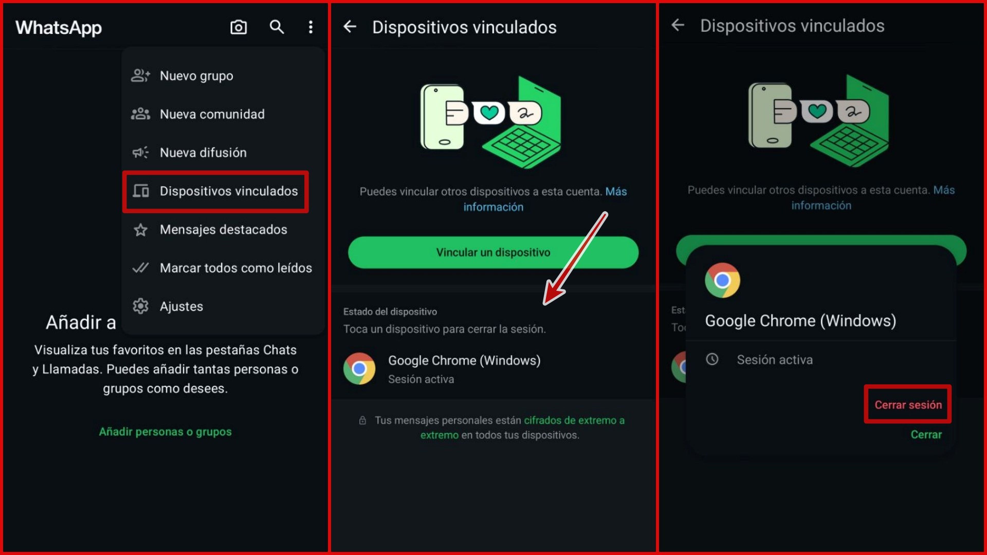 Vincular dispositivo WhatsApp