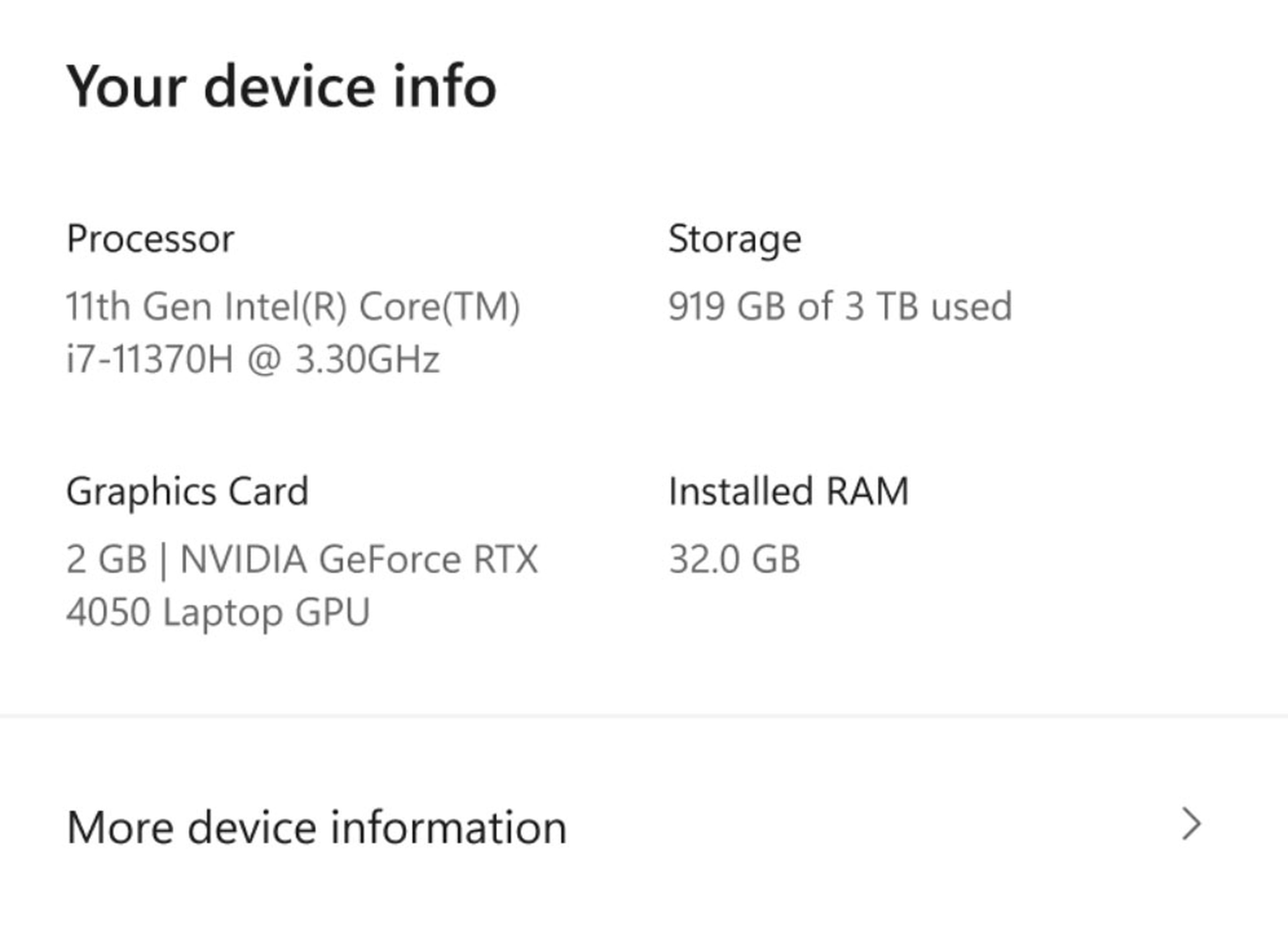 Esta nueva pantalla de inicio de Configuración en Windows 11 revela todos los detalles de tu PC
