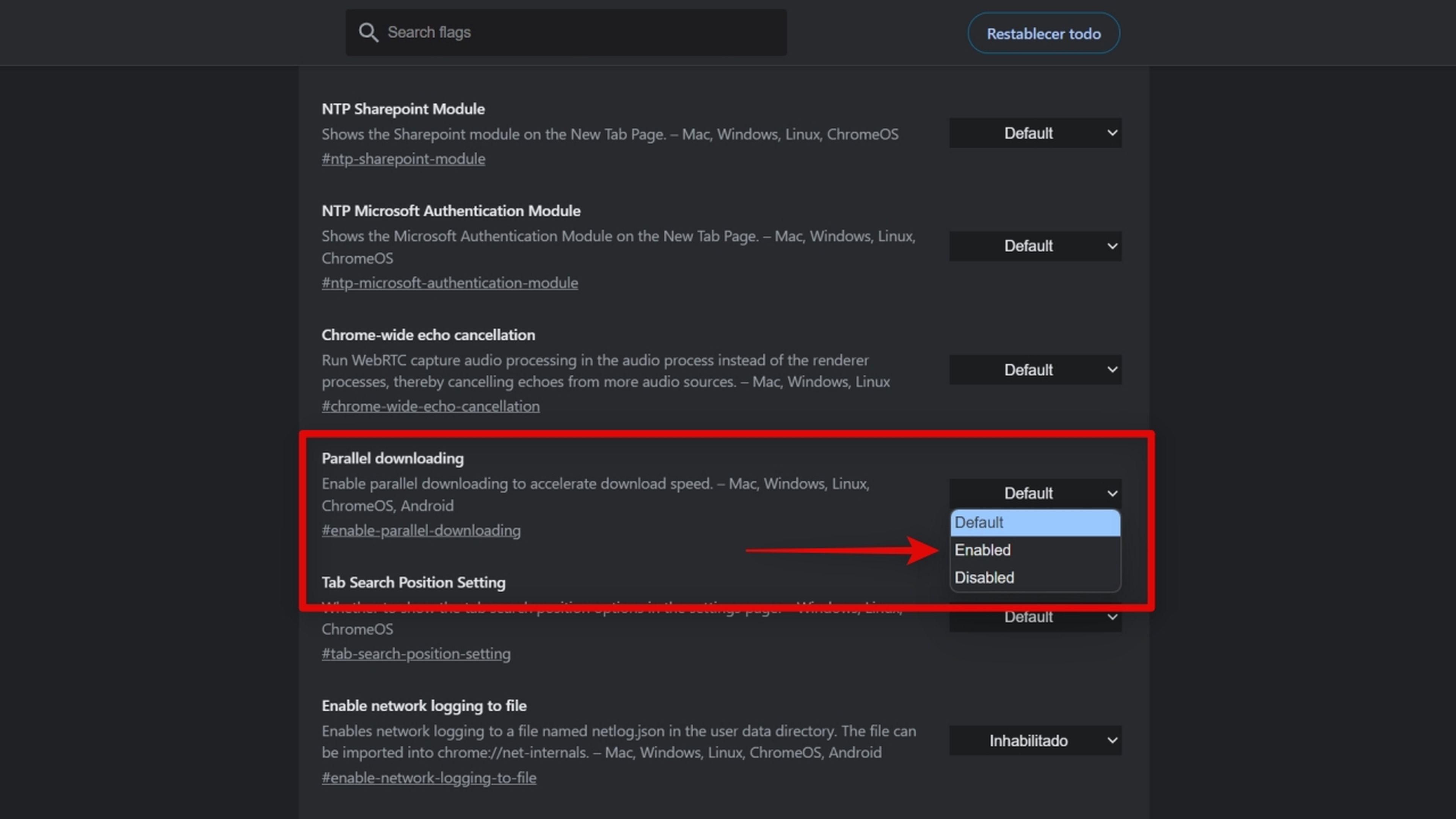 Descarga paralela en Chrome