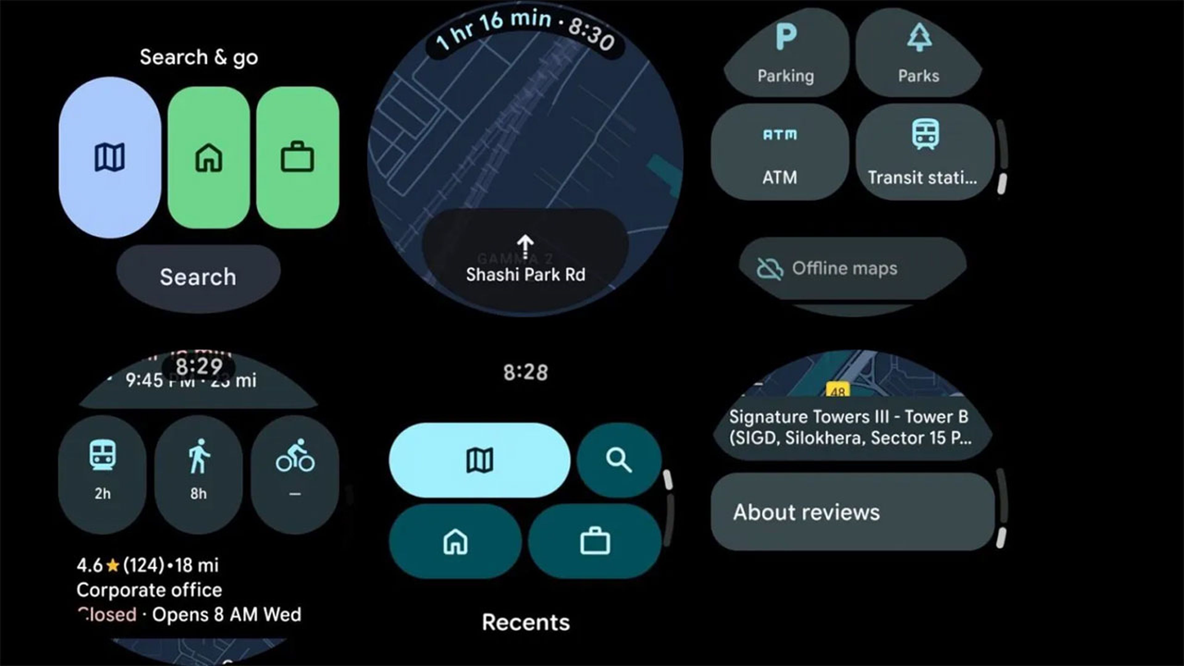 Wear OS en Google Maps