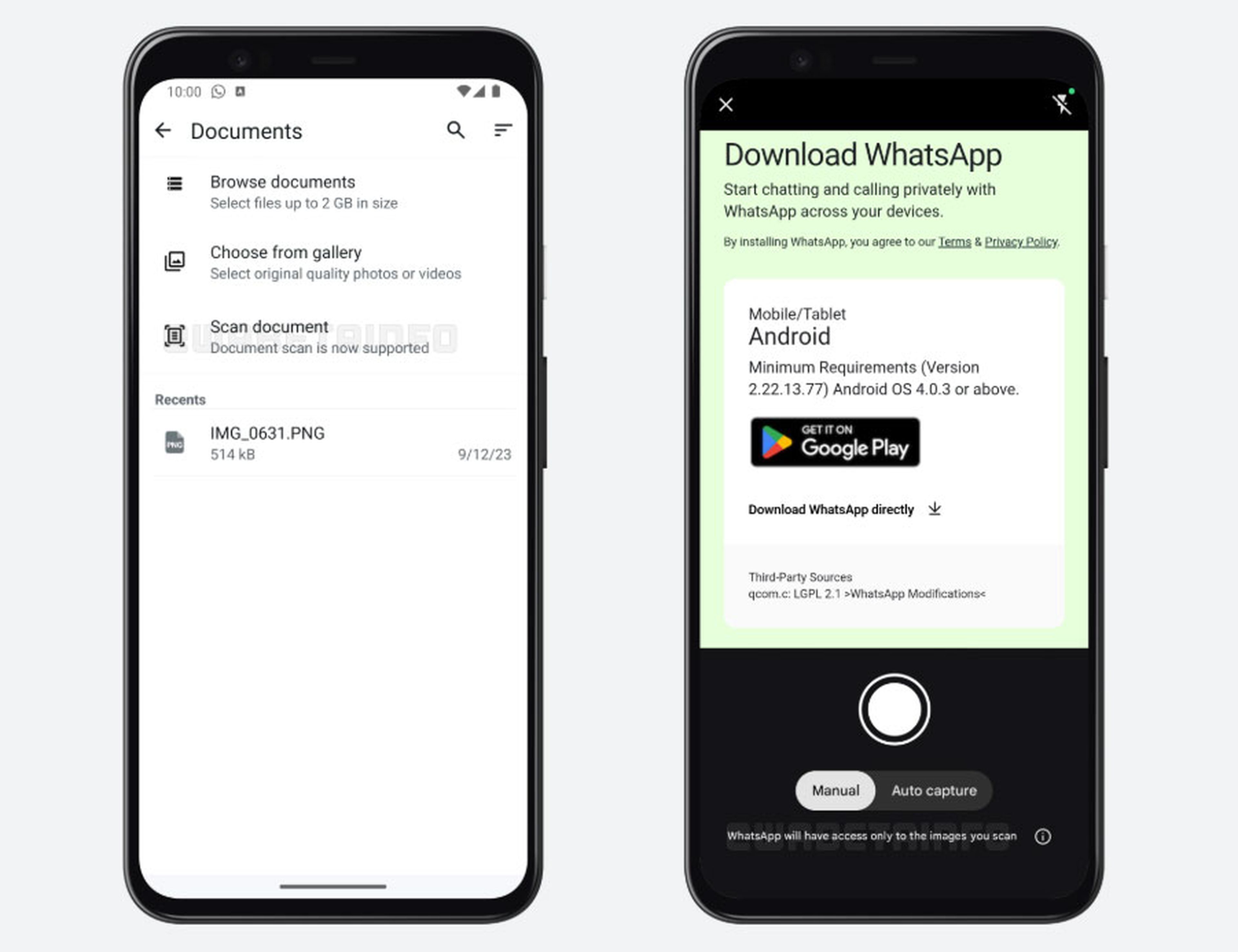 WhatsApp se vuelve todo un escáner con su nueva función para Android