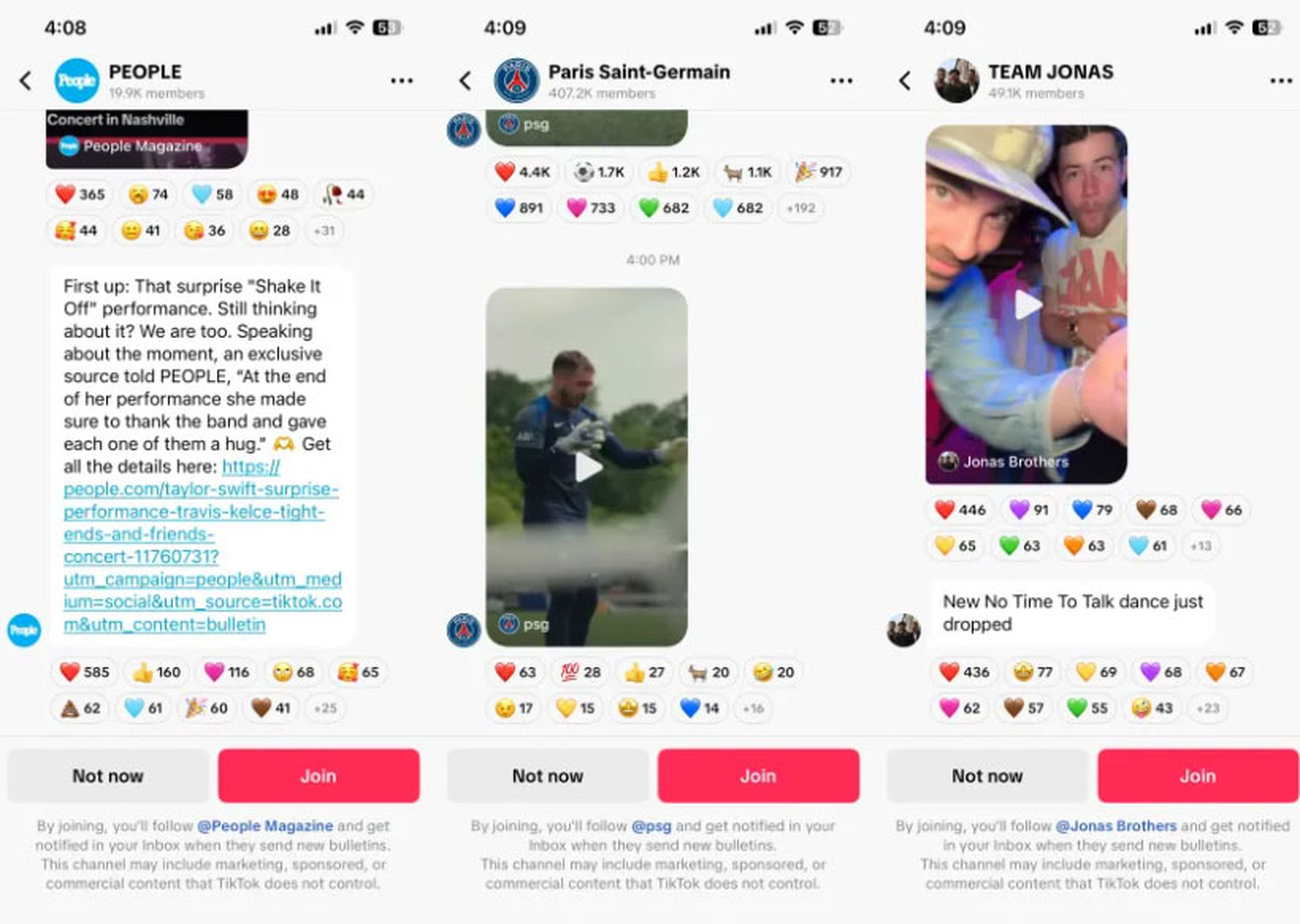 Bulletin Boards en TikTok