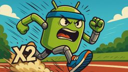 Móvil Android doble rápido opción