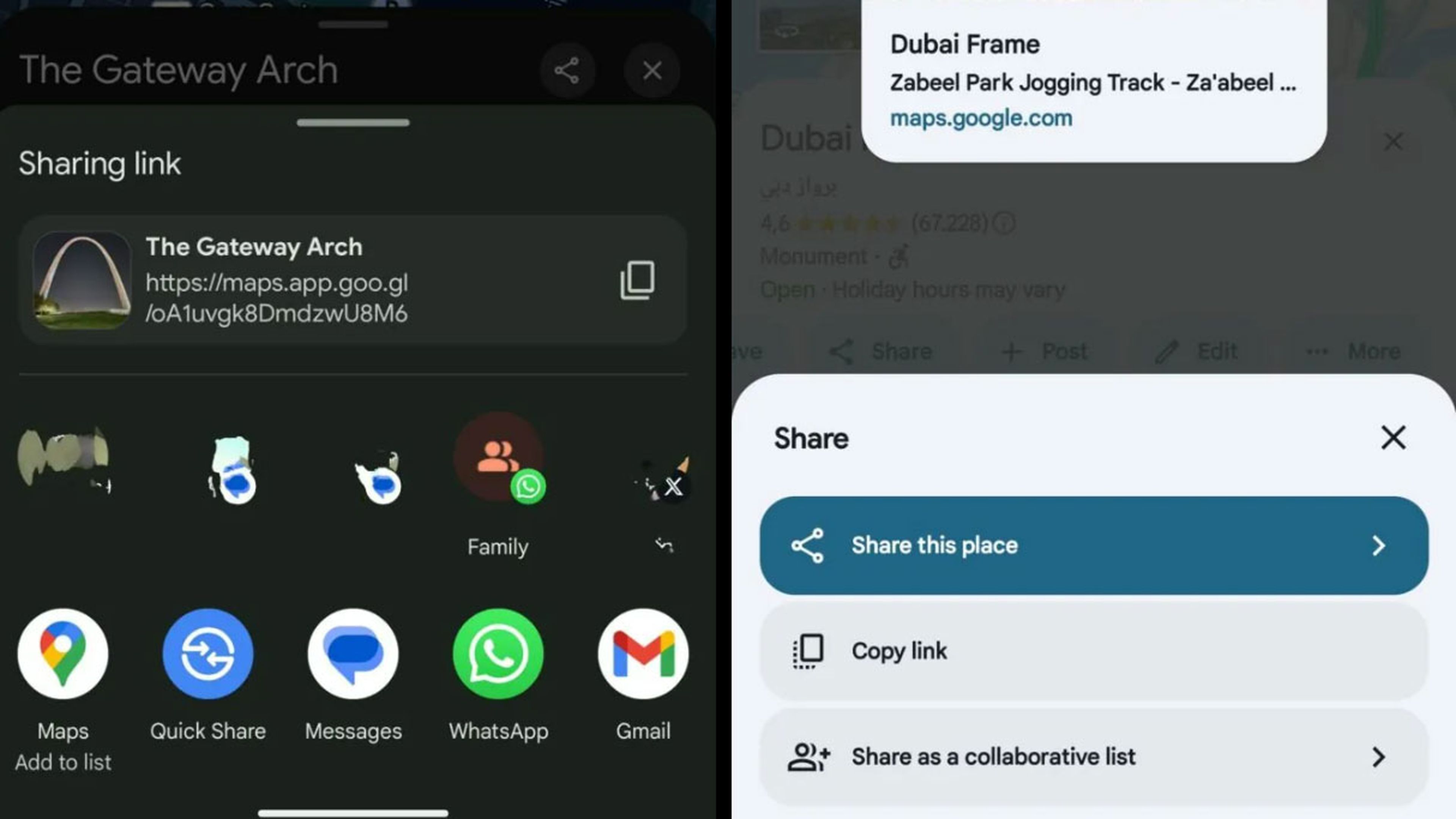 Compartir listas colaborativas en Google Maps